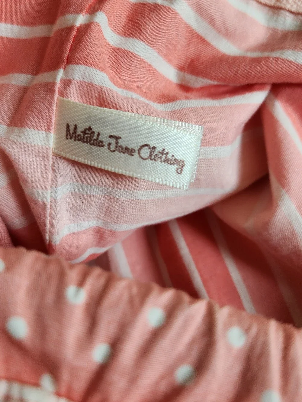 Matilda Jane Ruffle Tiered Cute Drawstring Backpack Bag NWOT